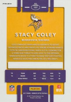 2017 Donruss Optic - Pink #127 Stacy Coley Back