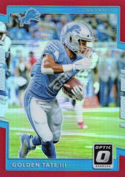 2017 Donruss Optic - Red #55 Golden Tate III Front