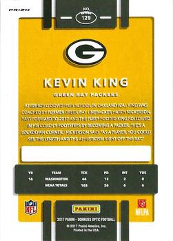 2017 Donruss Optic - Red and Yellow #129 Kevin King Back