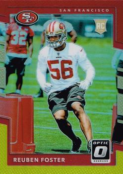 2017 Donruss Optic - Red and Yellow #132 Reuben Foster Front