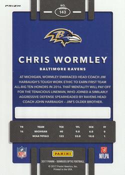 2017 Donruss Optic - Red and Yellow #143 Chris Wormley Back