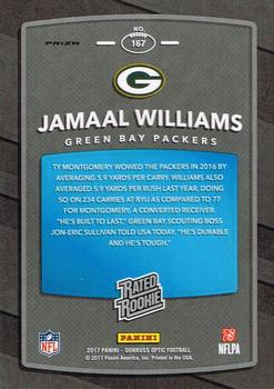 2017 Donruss Optic - Red and Yellow #167 Jamaal Williams Back