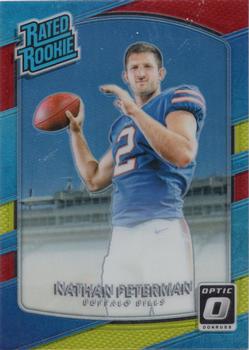 2017 Donruss Optic - Red and Yellow #184 Nathan Peterman Front