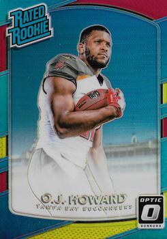 2017 Donruss Optic - Red and Yellow #192 O.J. Howard Front