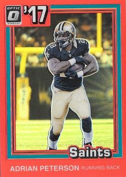 2017 Donruss Optic - 1981 Tribute Red #22 Adrian Peterson Front