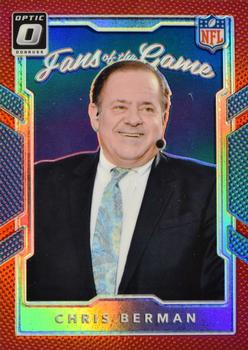 2017 Donruss Optic - Fans of the Game Red #3 Chris Berman Front