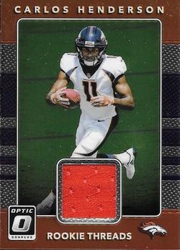 2017 Donruss Optic - Rookie Threads #21 Carlos Henderson Front