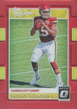 2017 Donruss Optic - The Rookies Red #7 Patrick Mahomes II Front