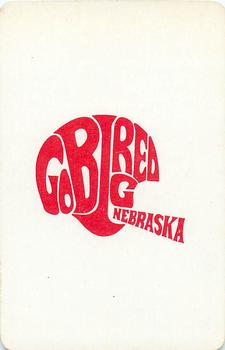 1973 Nebraska Cornhuskers Playing Cards (White Backs) #6♣ Bob Nelson Back