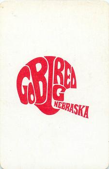 1973 Nebraska Cornhuskers Playing Cards (White Backs) #J♣ Steve Manstedt Back