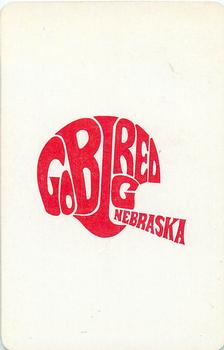 1973 Nebraska Cornhuskers Playing Cards (White Backs) #9♠ Randy Borg Back