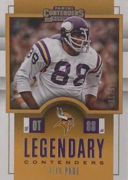 2017 Panini Contenders - Legendary Contenders Gold #LC-5 Alan Page Front