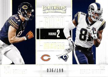 2017 Panini Contenders - Round Numbers Silver #RN-9 Adam Shaheen / Gerald Everett Front