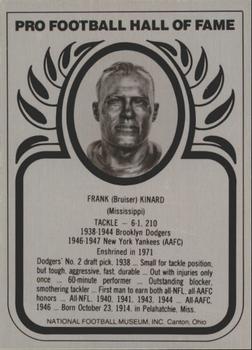 1982-83 Hall of Fame Metallics #NNO Bruiser Kinard Front