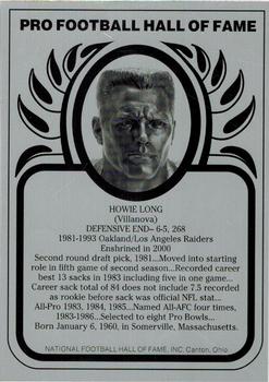 2000 Hall of Fame Metallics #NNO Howie Long Front
