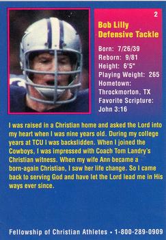 1993 Fellowship of Christian Athletes Super Bowl #2 Bob Lilly Back