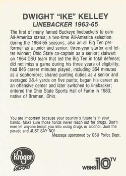 1988 Kroger Ohio State Buckeyes #NNO Ike Kelley Back