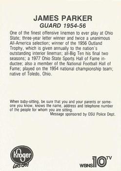 1988 Kroger Ohio State Buckeyes #NNO Jim Parker Back