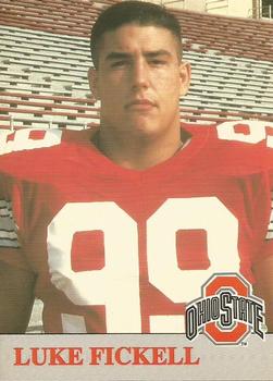 1992 Ohio State Buckeyes #24 Luke Fickell Front