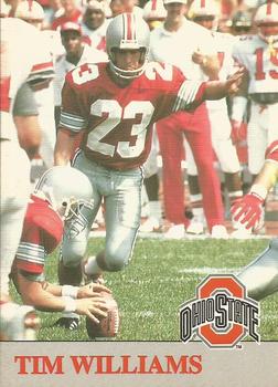 1992 Ohio State Buckeyes #25 Tim Williams Front