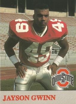 1992 Ohio State Buckeyes #30 Jayson Gwinn Front