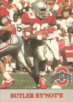 1992 Ohio State Buckeyes #39 Butler By'not'e Front
