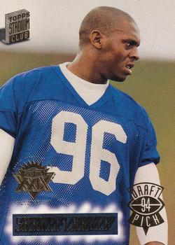 1994 Stadium Club - Super Bowl XXIX Embossed #28 Shante Carver Front