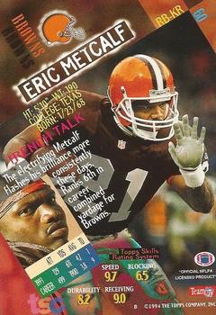 1994 Stadium Club - Super Bowl XXIX Embossed #60 Eric Metcalf Back
