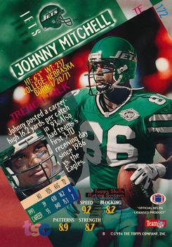 1994 Stadium Club - Super Bowl XXIX Embossed #172 Johnny Mitchell Back
