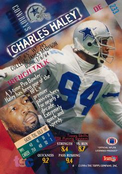 1994 Stadium Club - Super Bowl XXIX Embossed #233 Charles Haley Back
