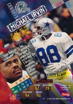 1994 Stadium Club - Super Bowl XXIX Embossed #270 Michael Irvin Back