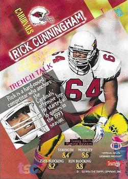 1994 Stadium Club - Super Bowl XXIX Embossed #308 Rick Cunningham Back