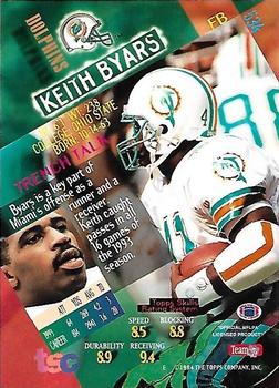 1994 Stadium Club - Super Bowl XXIX Embossed #534 Keith Byars Back