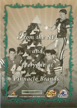 1997 NFL Properties Santa Claus #NNO Dan Marino / Drew Bledsoe / Kerry Collins / Brett Favre / Jim Harbaugh / Neil O'Donnell Back