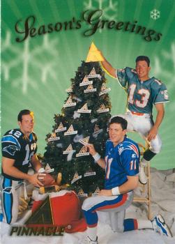 1997 NFL Properties Santa Claus #NNO Dan Marino / Drew Bledsoe / Kerry Collins / Brett Favre / Jim Harbaugh / Neil O'Donnell Front