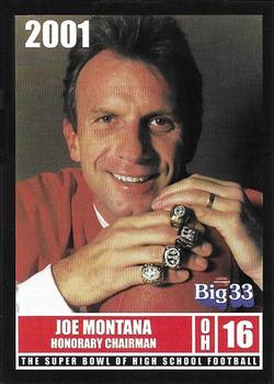 2001 Big 33 Ohio High School #NNO Joe Montana Front