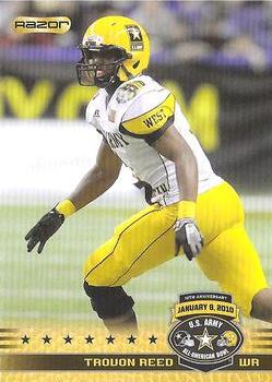 2010 Razor US Army All-American Bowl #24 Trovon Reed Front