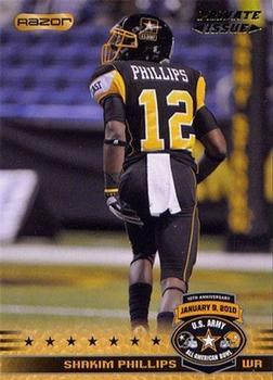 2010 Razor US Army All-American Bowl #42 Shakim Phillips Front