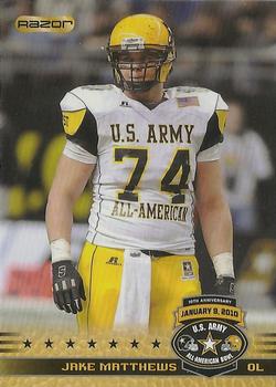 2010 Razor US Army All-American Bowl #49 Jake Matthews Front