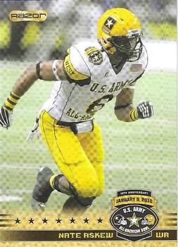 2010 Razor US Army All-American Bowl #90 Nate Askew Front