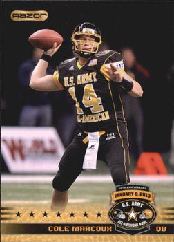 2010 Razor US Army All-American Bowl #98 Cole Marcoux Front