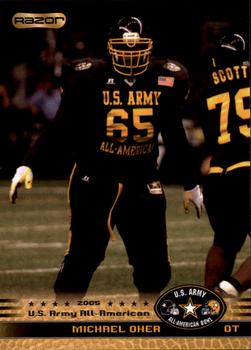 2010 Razor US Army All-American Bowl #116 Michael Oher Front