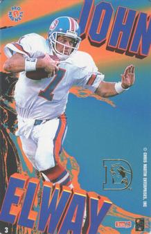 1995 Pro Magnets - In the Zone #3 John Elway Front