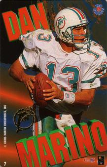 1995 Pro Magnets - In the Zone #7 Dan Marino Front