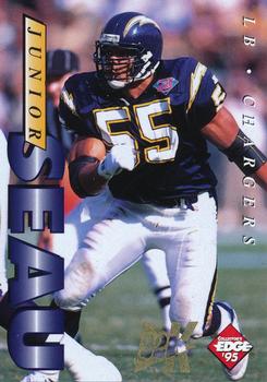 1995 Collector's Edge - 22K Gold Unnumbered #174 Junior Seau Front