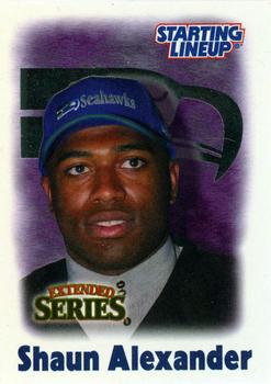 2000 Hasbro Starting Lineup Cards Extended Series #601346.0000 Shaun Alexander Front
