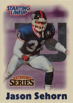 2000 Hasbro Starting Lineup Cards Extended Series #601329.0000 Jason Sehorn Front