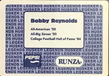 2000 Runza Nebraska Cornhuskers Husker Legends #NNO Bobby Reynolds Back