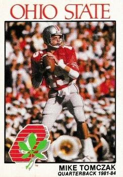 1989 Ohio State Buckeyes #1 Mike Tomczak Front