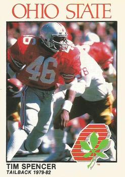 1989 Ohio State Buckeyes #13 Tim Spencer Front